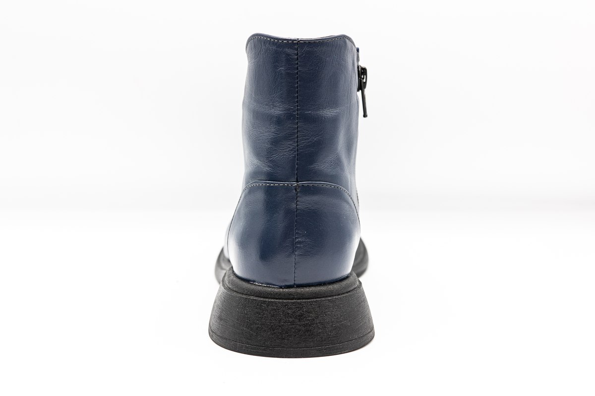 Ghete femei, piele naturala, NIK802BLU Femei